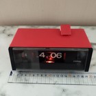Copal Rp-244 Flip Clock Orange Showa Retro Japan 1970s 50 60hz Working