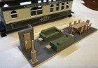 Ho 34  Overton Business Car Interior Fits Roundhouse Green Seats Gray Floor