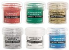 Ranger Metallic Embossing Powder Set  Embossing Powder Spoons  Red Tinsel
