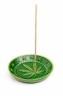 Gadgets Round Pot Leaf Incense Burner