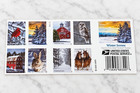 Genuine Usps Forever Stamps     Winter Scenes     5 Sheets Of 20     100 Stamps