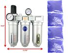 3 4  Super Duty Industrial Grade Filter Regulator Coalescing Desiccant Dryer Sys