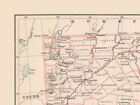 Historic Map - New South Wales Australia - Bartholomew 1892 - 30 52 X 23