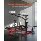 450 Lbs Chest Press Machine Adjustable Bench Press Flat Incline Bench Home