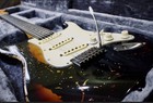 Fender  Stratocaster Relic Black Sunburst Flame Maple Neck Untested