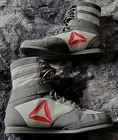 Reebok Floyd Mayweather Boxing Boots   Shoes Men s Size 8 5  023501 Gray   Nice 