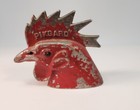 Antique 1920-30s Cast Iron Rooster Advertising Feed Store Display Pikgard