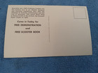 Nos 1960 Cushman Scooter Advertising Postcard Super Eagle Road King Dealer
