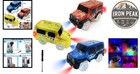 Led Light Up Track Cars 3 Pack Blue Yellow Red 1 Aa Battery Each