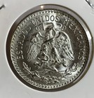     1945 Mexico 50 Centavos  Bu  silver Coin     combined Shipping    