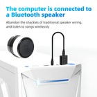 Usb Bluetooth 5 0 Audio Receiver To 3 5mm Aux Adapter For Pc Car Speaker Tv