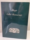 Macy s Cellar Restaurant Menu Vintage Forest Green Flowers 14  X 10  Laminated