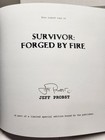 Autographed Jeff Probst Signed Book Survivor Forged By Fire 50 Season Autograph