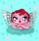 Mini Matchmaker Brooch By Miss Fluff X Lipstick   Chrome