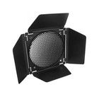 Godox Bd-04 Barn Door Barndoor With Honeycomb Grid And 4 Color Gel Filters  r   