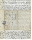 Us 1843 Folded Letter Independent Express Franked Scott   18l1 Folded Letter