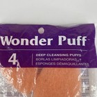Wonder Puff Deep Cleansing    Exfoliating Puffs - 1 Package Of 4 Puffs