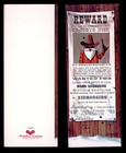 Medallion Greetings   Reward For Deadeye Nick  santa  Lot Of Two Not Used -scan