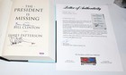              Bill Clinton Signed James Patterson The President Is Missing Book Psa Loa