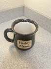 Harley Davidson Coffee Mug Mama Black Stoneware Pottery Glazed Motorcycle
