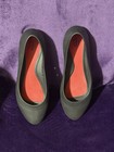 Crocs Women   s Black red Lina Ballet Flats Slip-on Comfort Sz 9