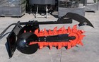 Heavy Duty Skid Steer Trencher   38  Deep   6  Cut   Bobcat Quick Attach