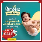 Pampers Swaddlers Diapers  Size 2  144 Count  select For More Options 