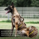 Tactical Dog Harness K9 Dog Training Vest Adjustable Padded Police Service Do   