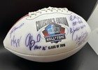 2016 Autographed Nfl Hall Of Fame Enshrinement Football Favre  Harrison   coa