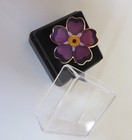 Commemorative Armenian Genocide Forget-me-not Flower Lapel Pin
