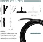 13 12ft Windshield Washer Hose Repair Kit windshields Wiper Hose With T y i-type