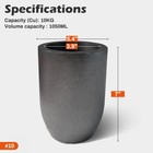 Molten Masters  10-10kg Black Silicon Carbide Graphite Crucible Cup Furnace