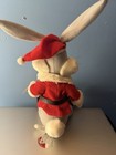Looney Tunes Russel Stover Bugs Bunny Santa Plush With Tags Christmas Holiday