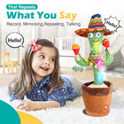 Talking Cactus Dancing Baby Toy Cactus Repeats What You Say For Kids With Englis