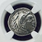 Greek Silver Drachm Of Alexander Iii The Great  Bee On Reverse  Ngc Xf