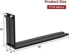 45  Skid Steer Pallet Fork Frame Orange With 48  Fork Blades Attachment 4500lbs