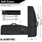 Tactical Soft Rifle Gun Case  Shotgun Carrying Range Bag For Scoped  Black 42