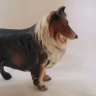 Vintage Collie Dog Figurine Statue Detailed Regal Collectable Unbranded