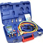 Hvac Digital Testing Manifold Gauge Set For Service Refrigeration Air Condition