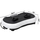 Whole Body Vibration Platform Exercise Machine Max Weight 220lbs Home Use White 