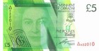 Gibraltar 5 Pounds P-35 2011 First Prefix A aa Unc Uncirculated Banknote