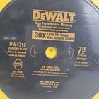 New  29 Dewalt Black Dw4712  7  Dry wet Cutting Diamond Masonry Blade