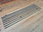 Job Lot Reclaimed Salvage Antique Solid Brass Stair Rods Acorn Finial X 8 