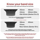 New Original Apple Watch Nike Sport Band 44mm 45mm 46mm Pink Oxford rose Whisper