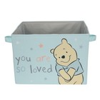 Lambs   Ivy Disney Baby Winnie The Pooh Blue Foldable Storage Basket container