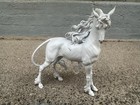Breathtime Model Unicorn Horse Printed Resin 5    Primed Repaired Second Tippy