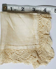 Antique Silk   Lace Handkerchief Hankie Bridal Wedding Baptismal Christening A12