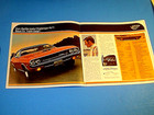 Vtg Orig 1970 Dodge Scat Pack Dealer Brochure Challenger charger super Bee Etc