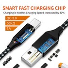Lot Usb-a To  Type-c Fast Charging Data Sync Charger Cable Cord 3 6ft Long