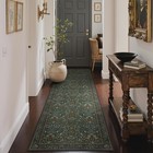 Floral Washable Runner Rug 2   6   x10     Non-slip Long Hallway Carpet For Entrywa   